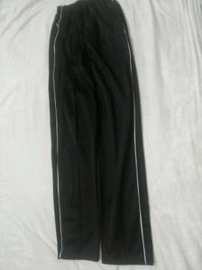 Black Track Lower - Size Small (Waist 28)