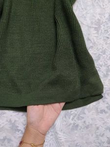 DARK OLIVE GREEN PULLOVER FOR MEN