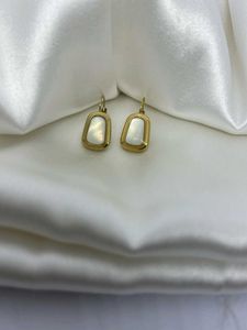 Elegant Gold Tone Drop Earrings
