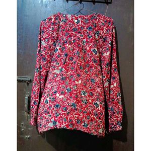 Red Floral Shirt