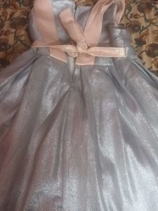 Sparkly Silver &amp; Pink Dress