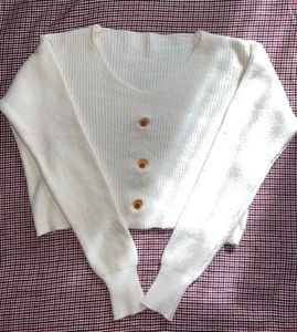Cute Knit Cardigan with Details