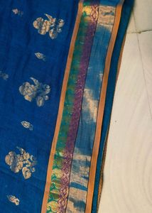 Cotton Blend Pure Gadwal Saree