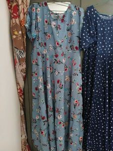 Combo Floral &amp; Polka Star Maxi Dresses