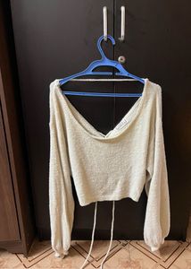 New Ballon Sleeve Soft Material Top