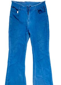 Blue Flared Jeans