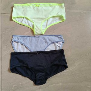 Women's Panties - Size L- Lot Of 3