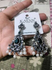 Silver Oxidised Earrings Combo