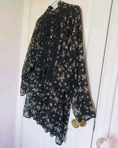 ZARA Floral jumpsuit