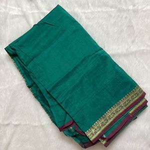 🆕Silk Green Saree