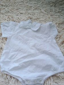Cute White Baby Romper