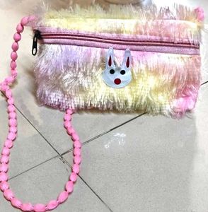 Cute Fur Sling Bag
