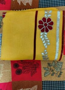 Elegant Yellow Saree