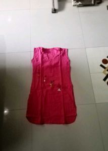 Homemade Canvas Printed Dress