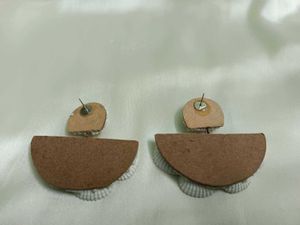 Card-board Earrings No. 2