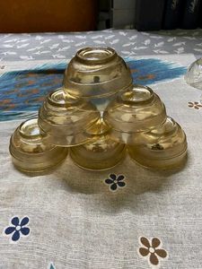 Set of 6 Glass Bowls