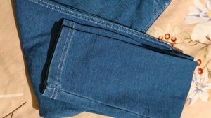 Skinny Cotton Denim-Look Leggings