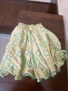 Patterned Ethnic Skirt