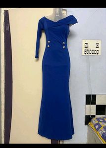 pinterest Elegant Blue Evening Gown