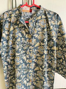 Stand Neck Kurta Set