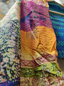 brand NEW KANTHA Patchwork Stole