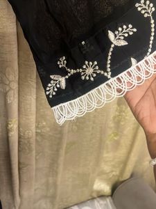 Black Embroidered Kurti