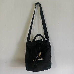 Free Delivery Kangol Drawstring Bucket Sling Bag