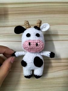 Crocheted Cow Plush