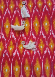 Red &amp; Yellow Printed Straight Kurta &amp; Leggings