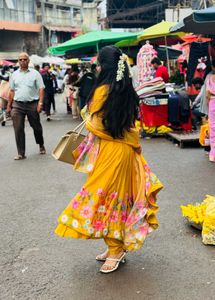 Floral Anarkali Kurta Set