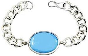 Fashion Turquoise Looking Chain Bracelet