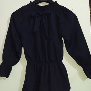 Navy Blue Off Shoulder Top🎉