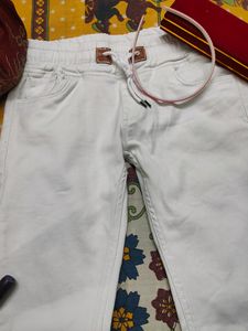 White Joggers