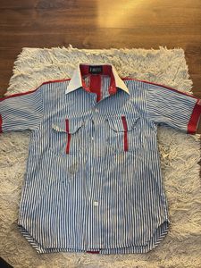 Striped Button-Down Shirt