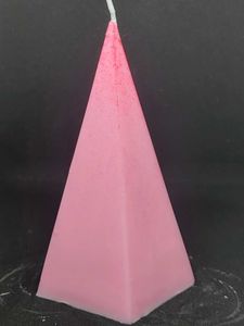 Pink Pyramid Candle