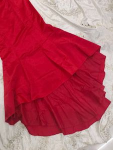 Red Mermaid Gown
