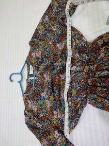Floral Print Midi Dress 36-40 waist stretchy