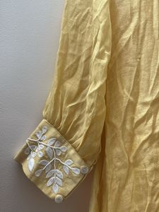 Yellow Embroidered Dress