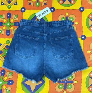 ZUDIO High Waist Denim Shorts