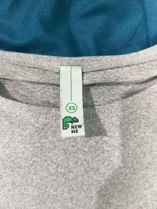 Grey California Printed Crop Top – Newme