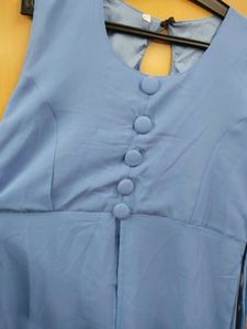 Stylish Blue Tunic Top (Z)