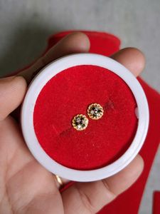 Stud Earrings Gold