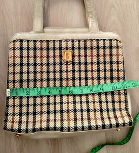 Vintage Daks Checkered Handbag