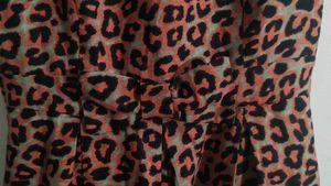 Forever 21 Pink Leopard Print Dress