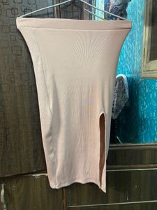 women pencil skirt with side slit