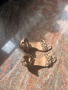 Leopard Print Wedge