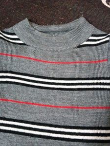 Striped Knit Sweater