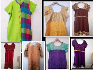 Combo Of 7 Kurtas - Bust Size 42 Inches