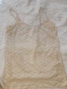Sleeve Less Net Top