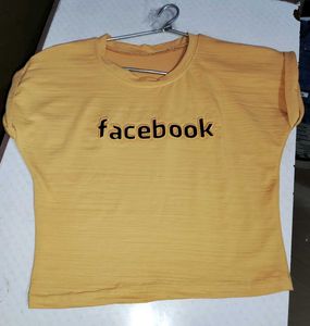 STYLISH HALF SLEEVE FREE SIZE REGULAR FIT T-SHIRTS